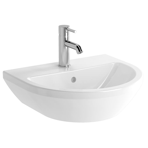 White Integra Round Washbasin - 50cm 7066L003-0001