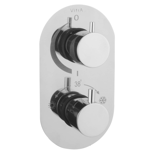 Thermostatic Shower Mixer 1F, Round