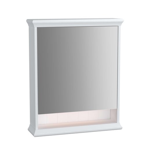 Matt white Valarte Mirror Cabinet - 65cm 62228