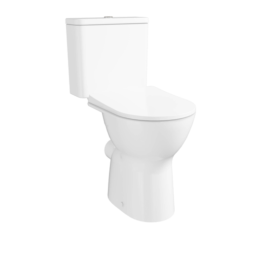 S20 Round Comfort Height Close-Coupled WC Pan, 63cm