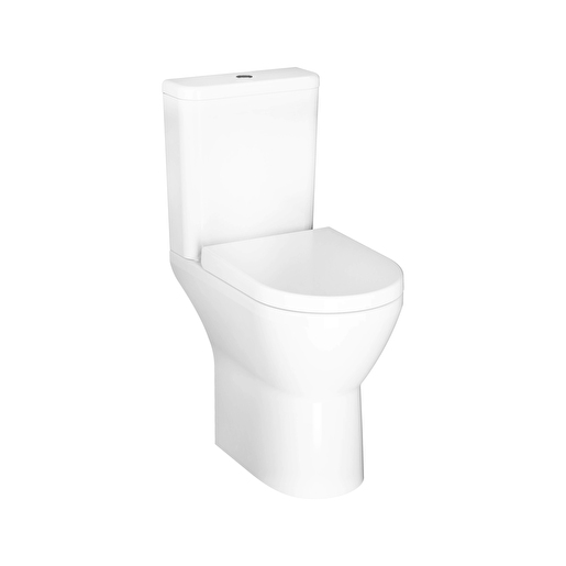 Integra Close-Coupled Toilet - Open Back - Comfort Height