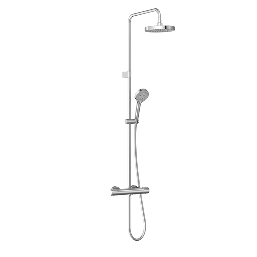 Aqua Base Round Thermostatic Shower Column