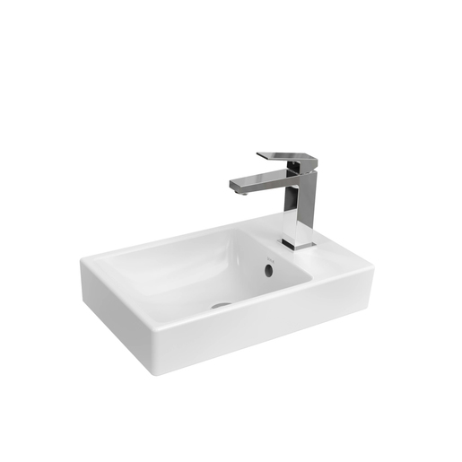 Integra Square Washbasin, compact, 45x28 cm