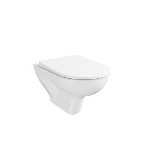 S20 Round Wall-Hung WC Pan, 52cm