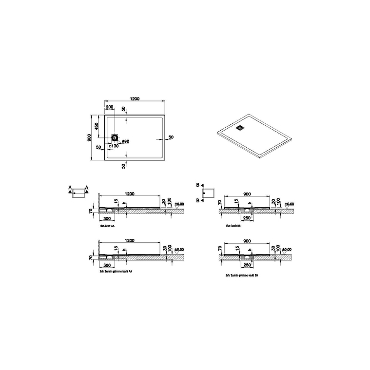 V-Stone 120x90 ,pierre blanc Receveur V-Stone 120x90 Rect. Pierre Blanc Receveur en pierre de synthèse V-Stone 120x90 Rect. Pierre Blanc 59920109000