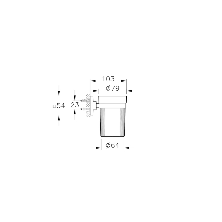 Root Diş Fırçalığı  Mat Siyah A4480636